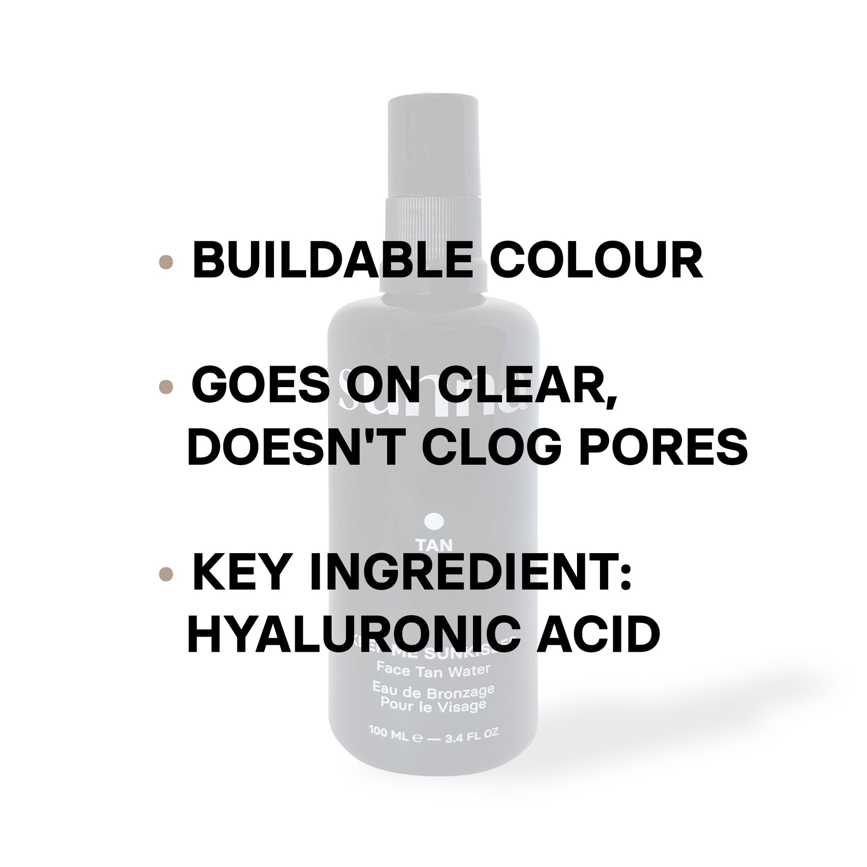 Face Tan Water  CURRENTLY OUT OF STOCK