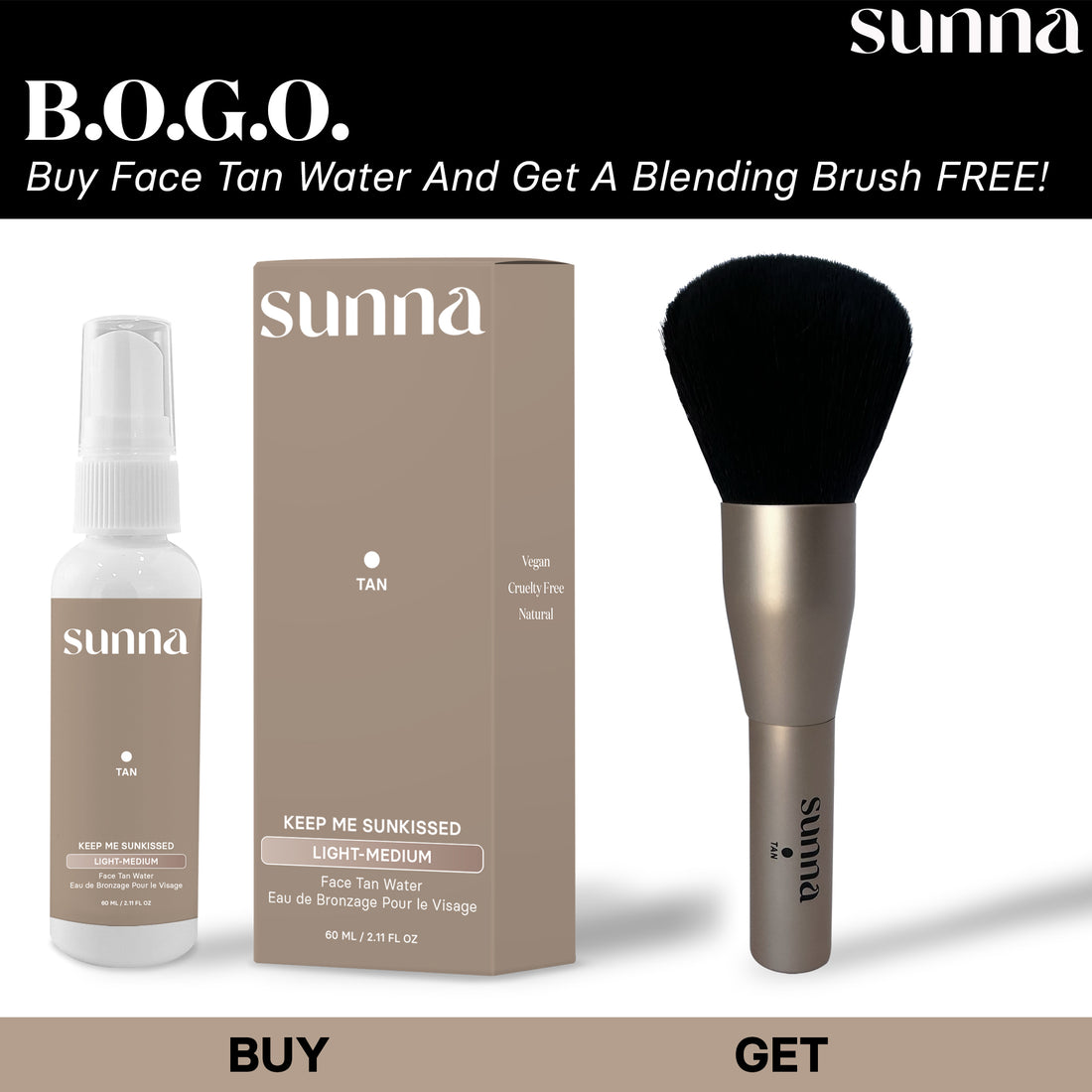 Face Tan Water - 60ML