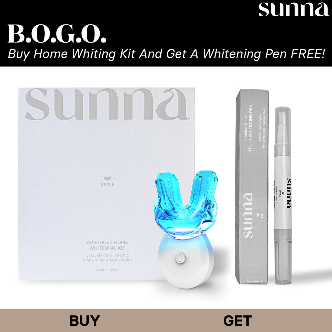 SunnaSmile Advanced Home Whitening Kit